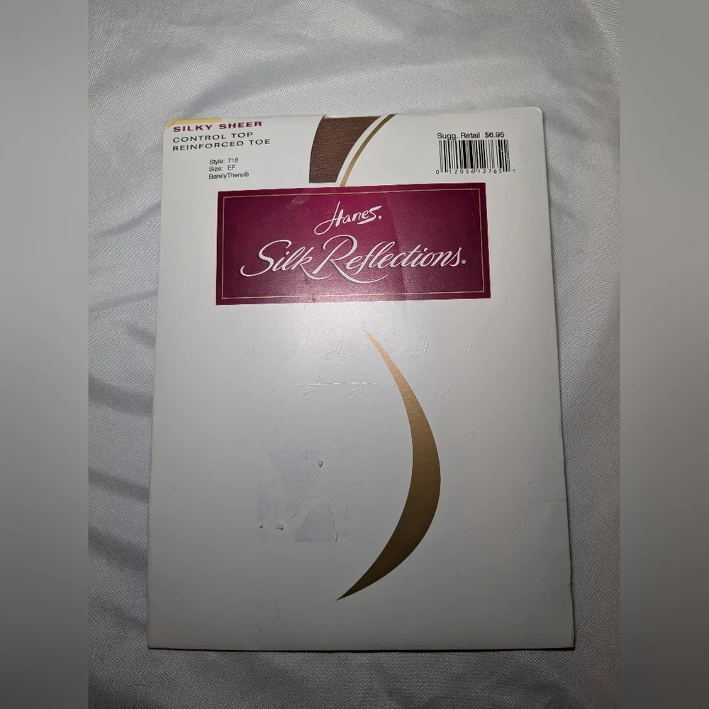 Vintage 2002 Hanes Silk Reflection‎ Hosiery Style 718 Size EF